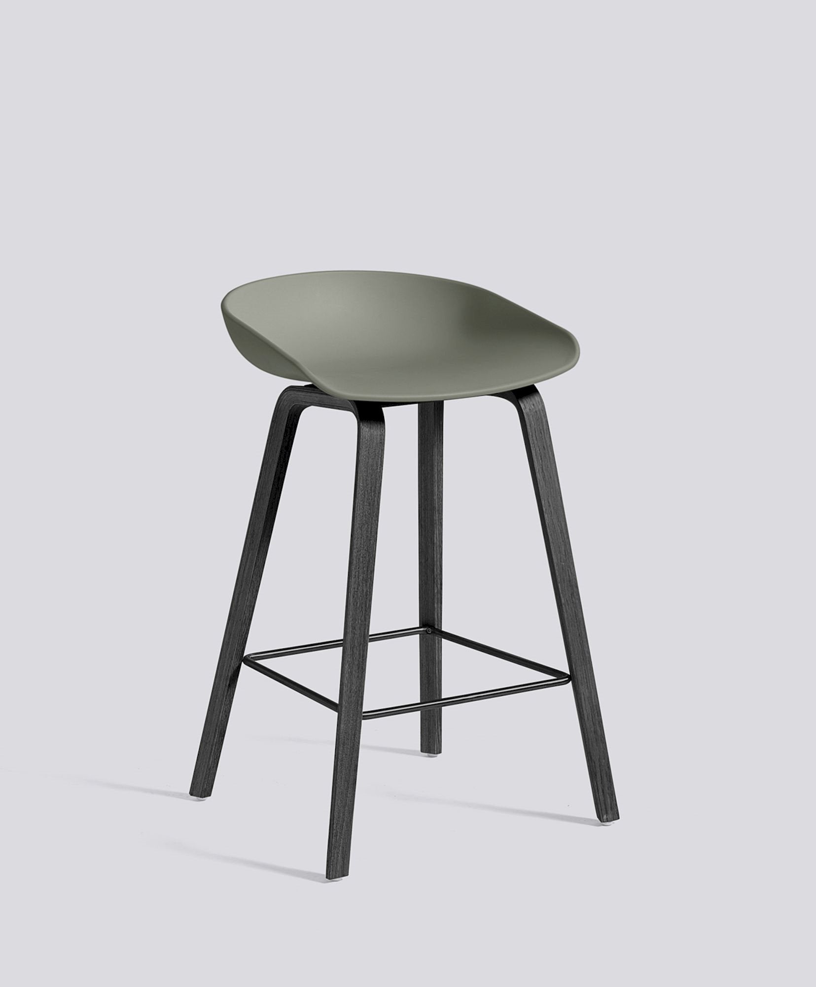 AAS32 Stool - Bar Height, Front Upholstery