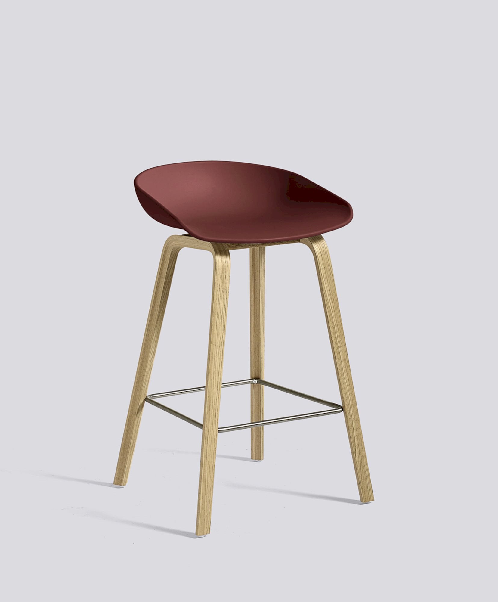 AAS32 Stool - Bar Height, Front Upholstery