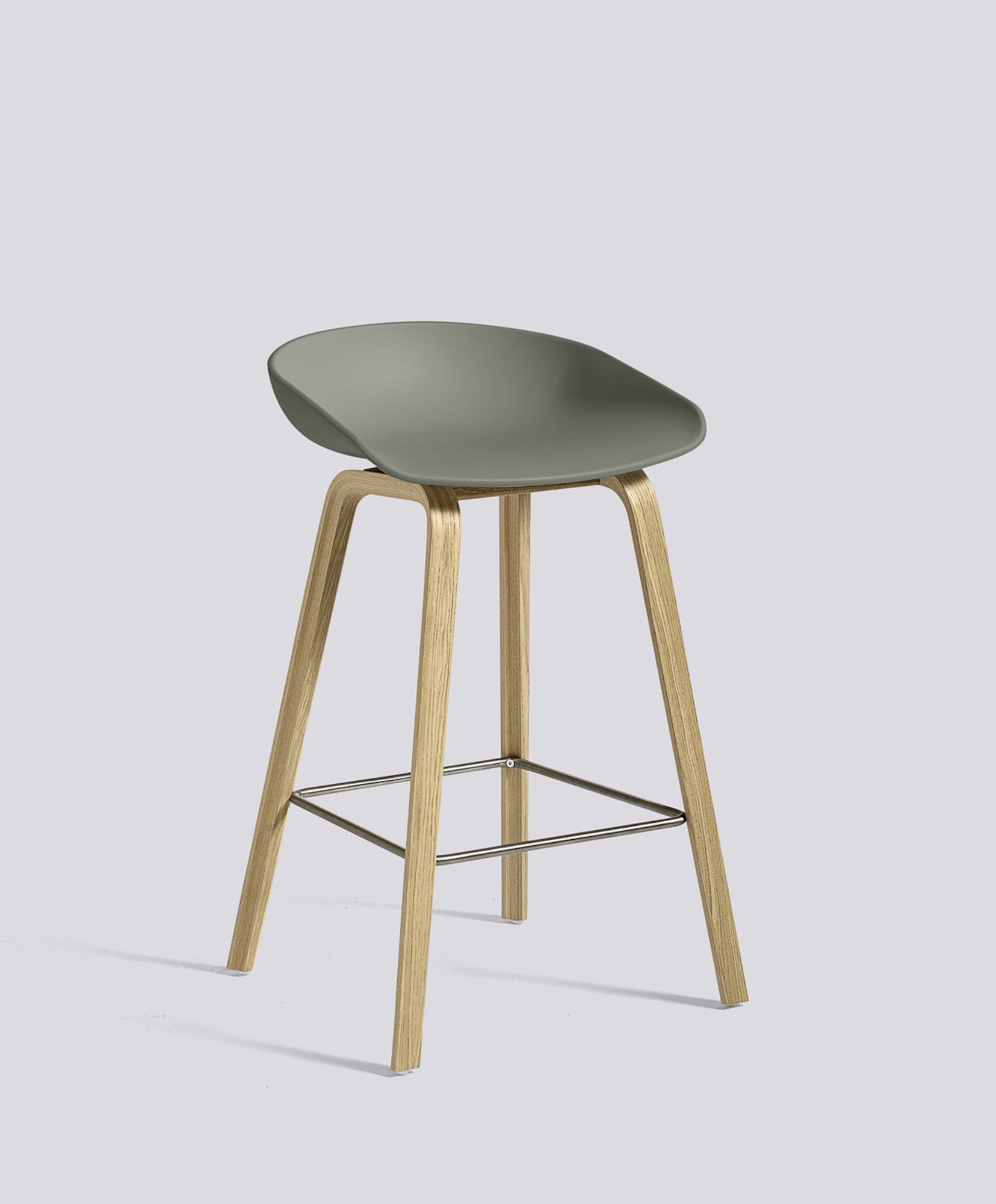 AAS32 Stool - Bar Height, Front Upholstery