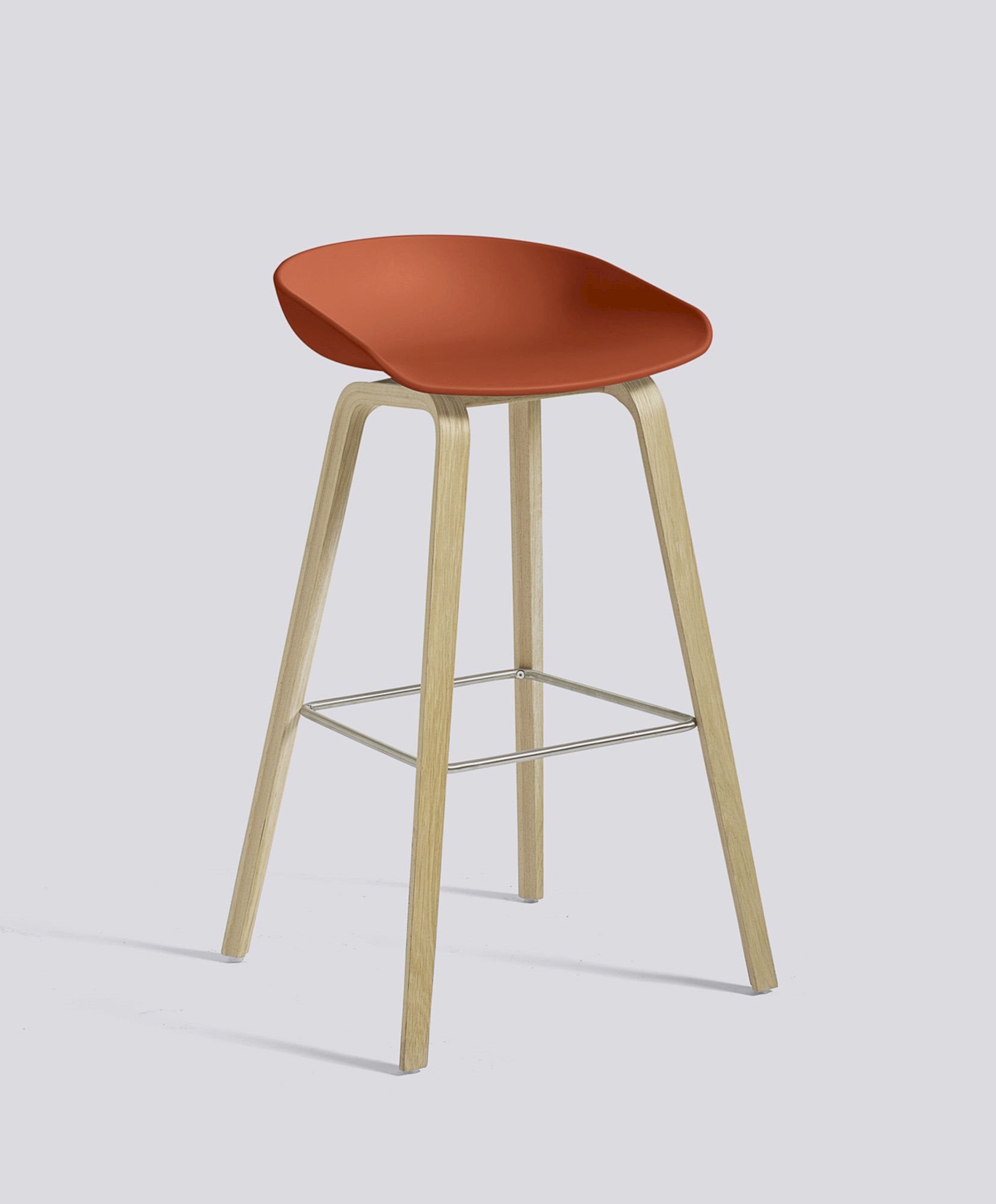 AAS32 Stool - Bar Height, Front Upholstery