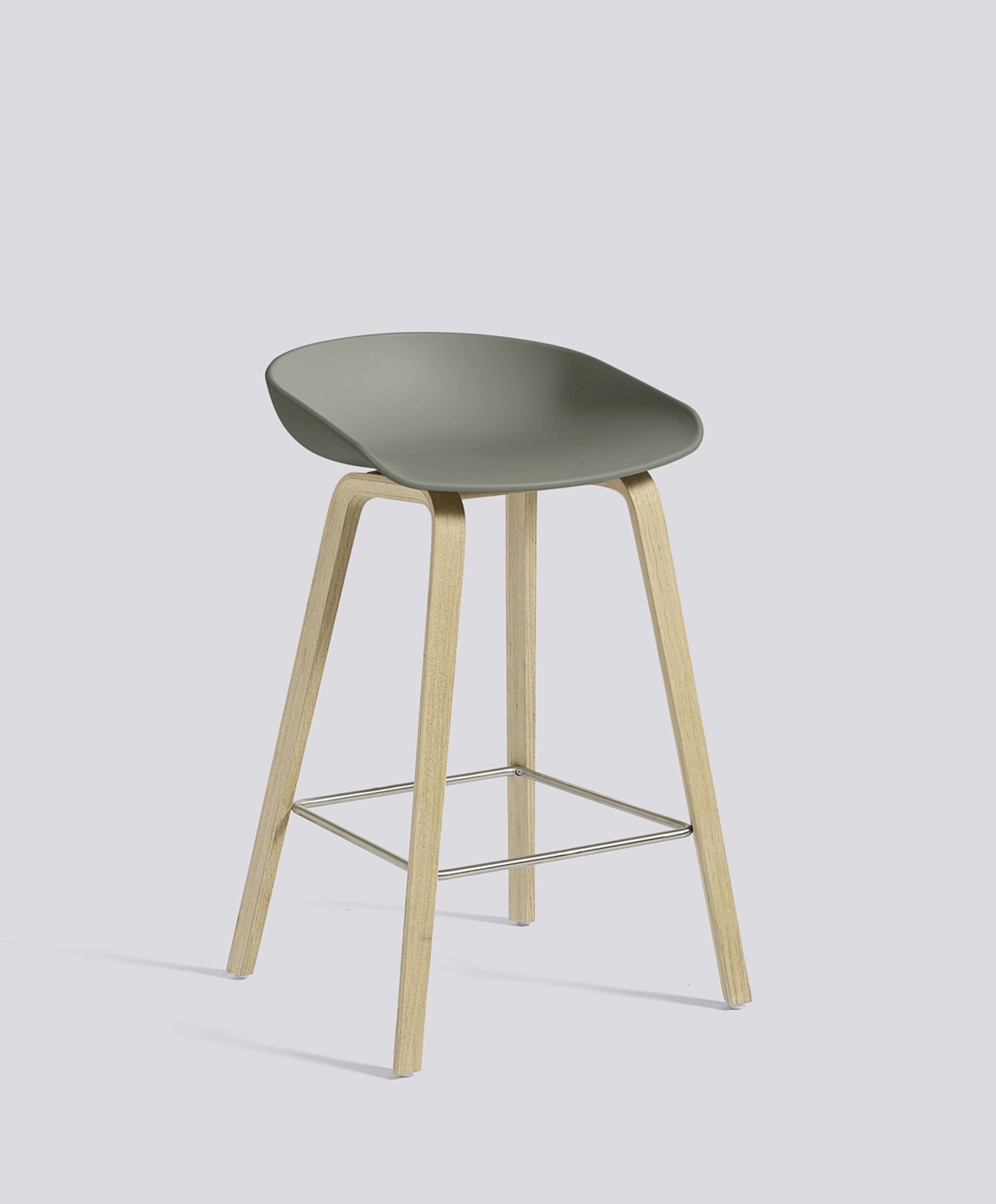 AAS32 Stool - Bar Height, Front Upholstery