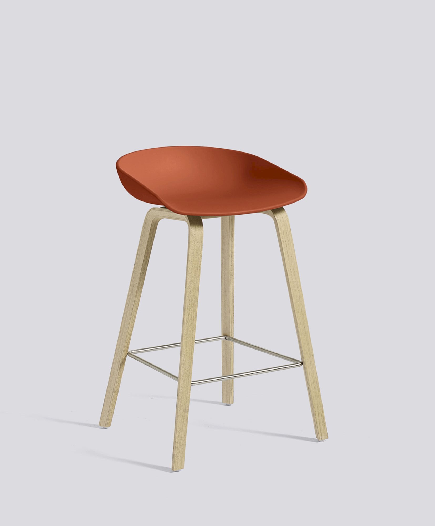 AAS32 Stool - Bar Height, Front Upholstery