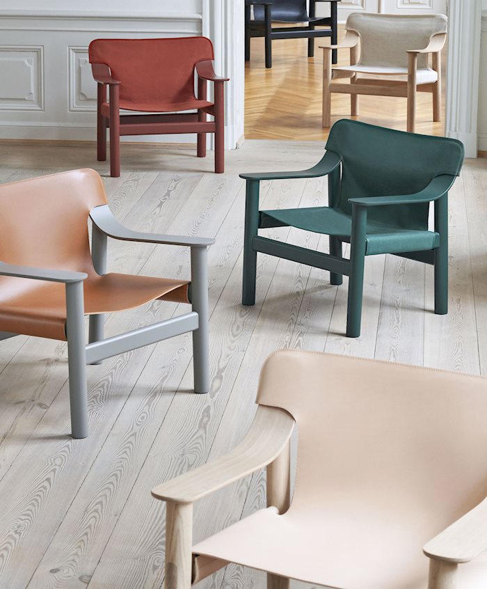 Bernard Lounge Chair - Leather Covered