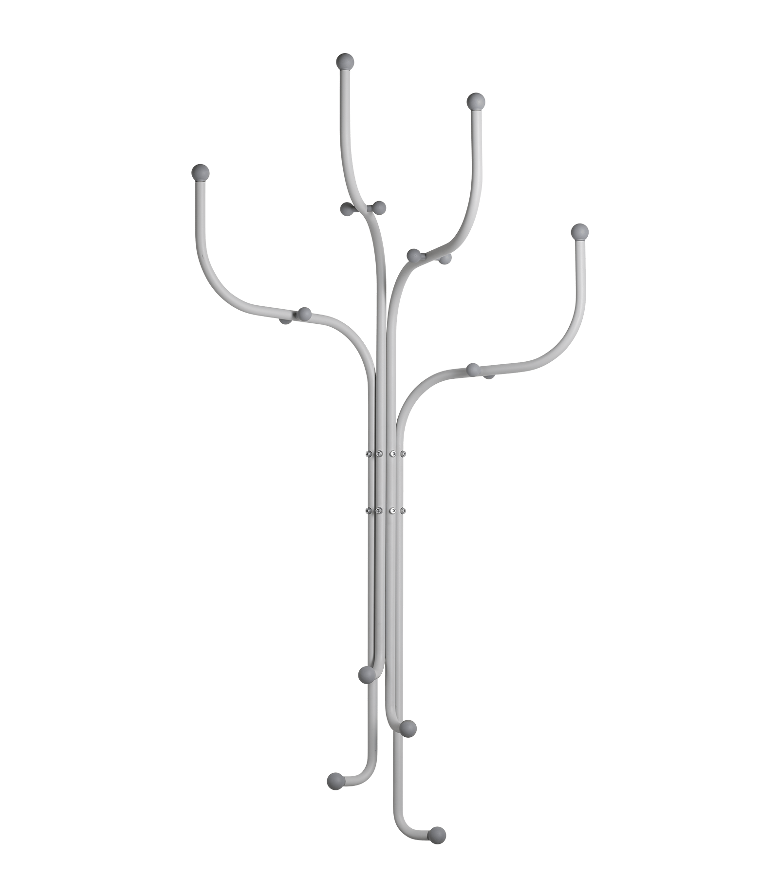 Coat Tree Wall - Light Grey/Grey Knobs