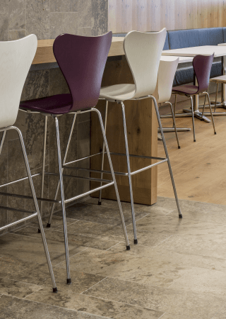 Series 7 Stool - Unupholstered, 75cm