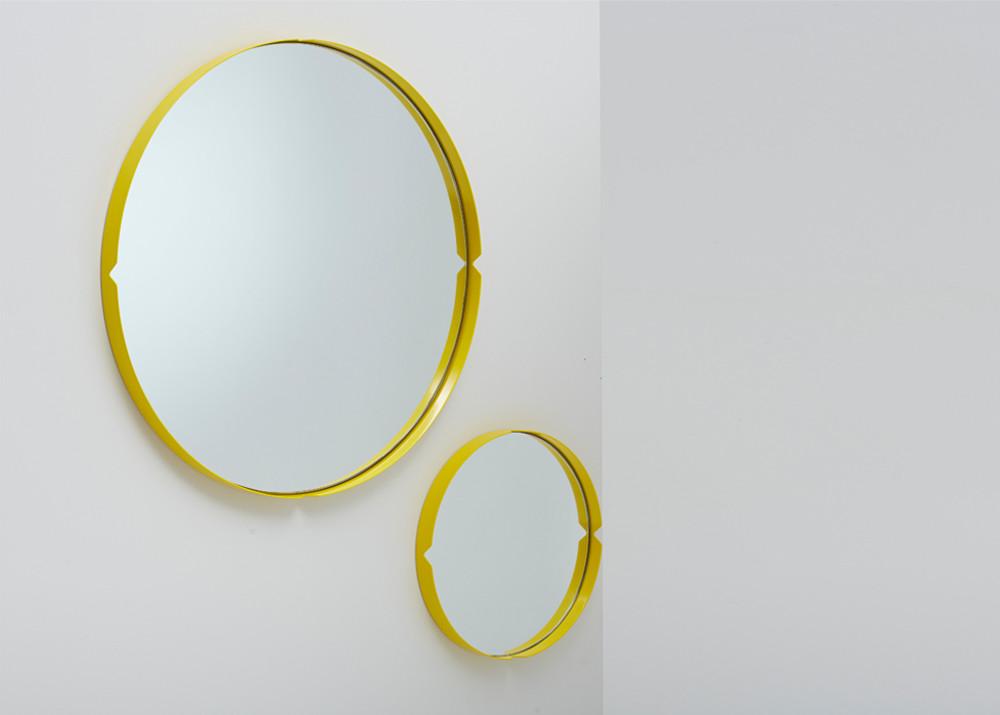 Press Mirror - powdercoated finish