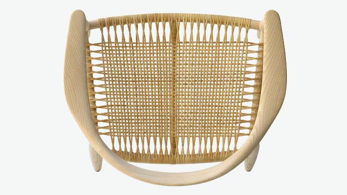 PP501 Round Chair / The Chair, cane seat