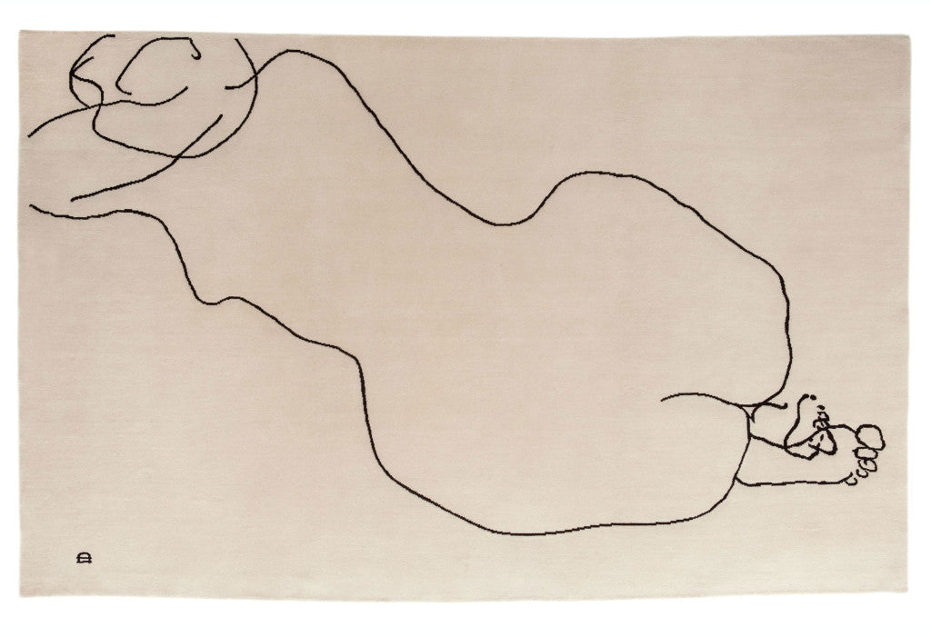 Chillida Figura Humana 1948 Rug
