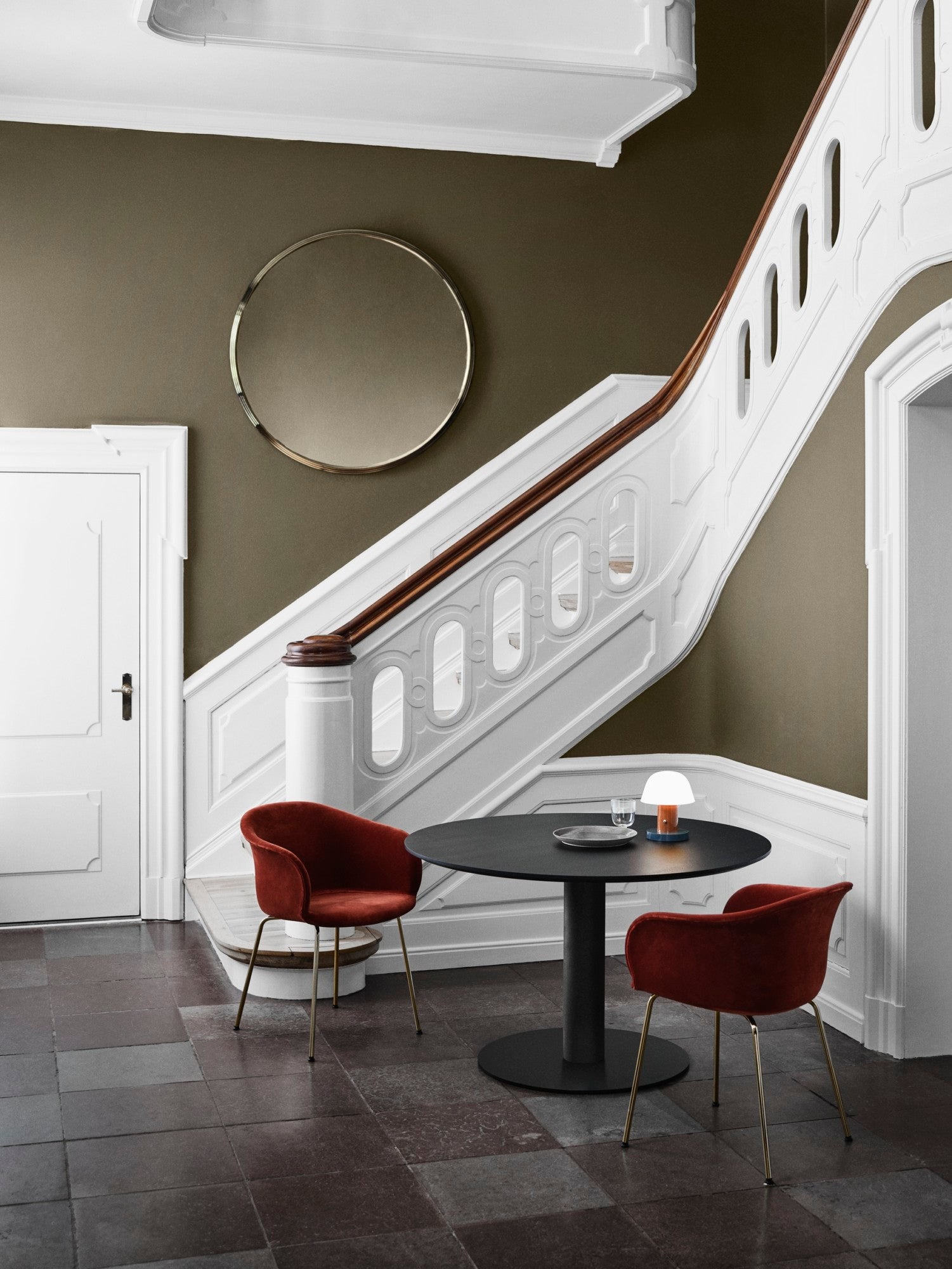 Elefy Chair, Tube Base, Upholstered