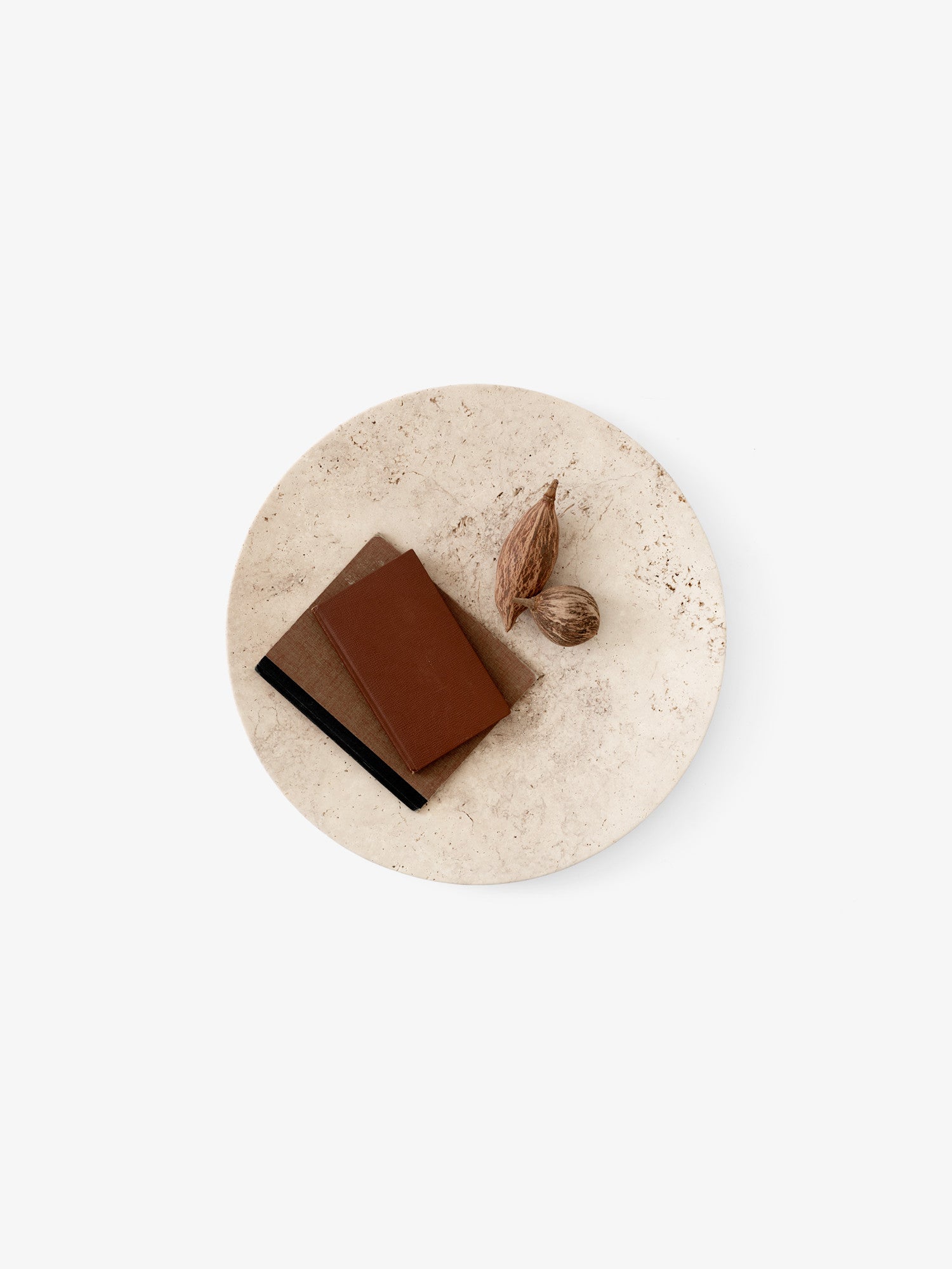 Collect SC55 - Plate, Beige Travertine