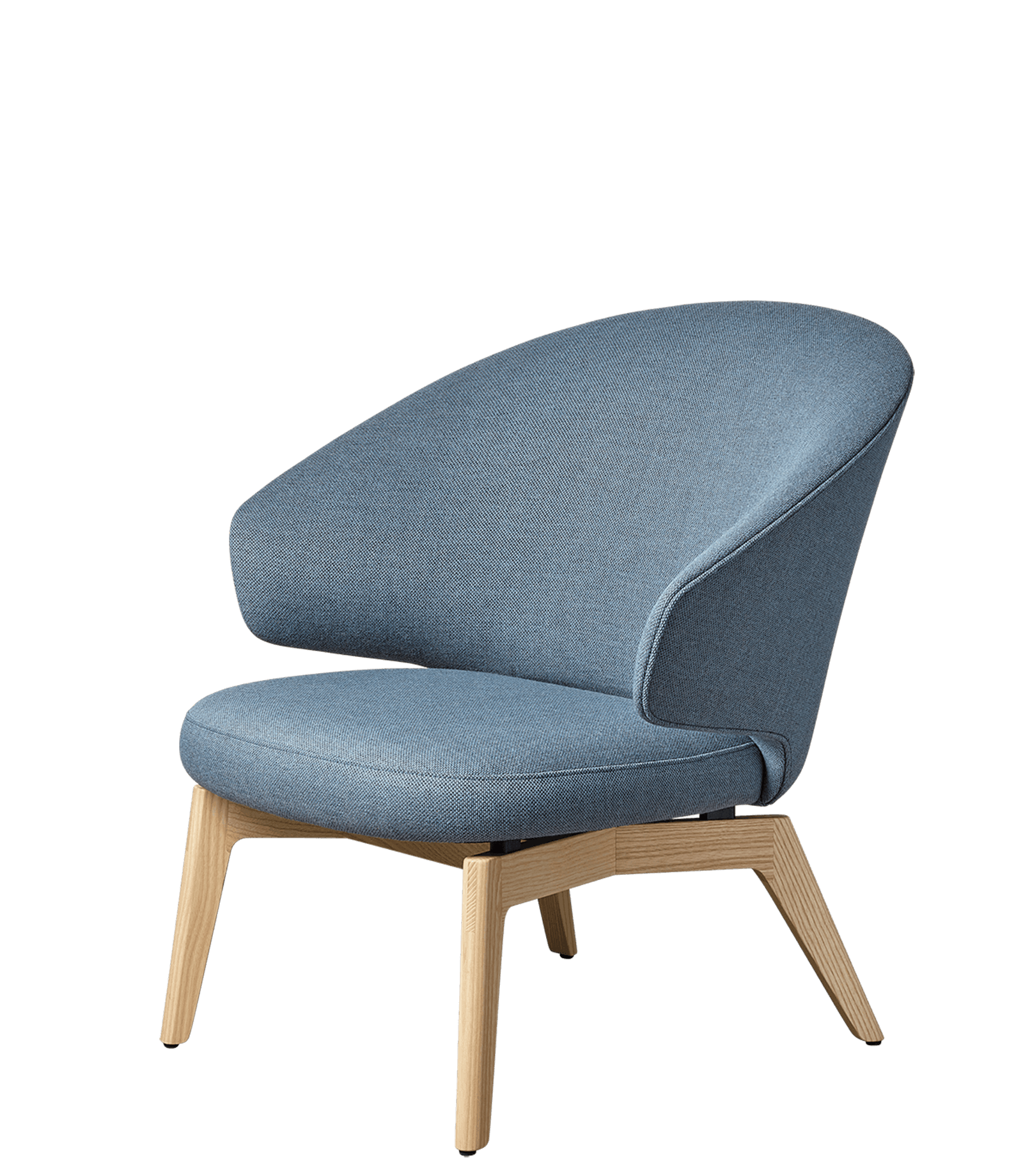 Let Lounge Chair - Wooden Legs
