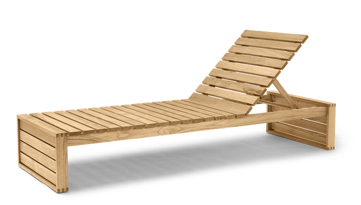 BK14 Sunbed - Untreated Teak