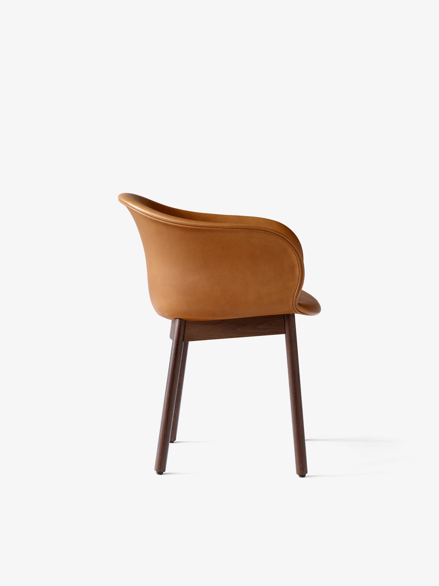 Elefy Chair, Wooden Base, Upholstered