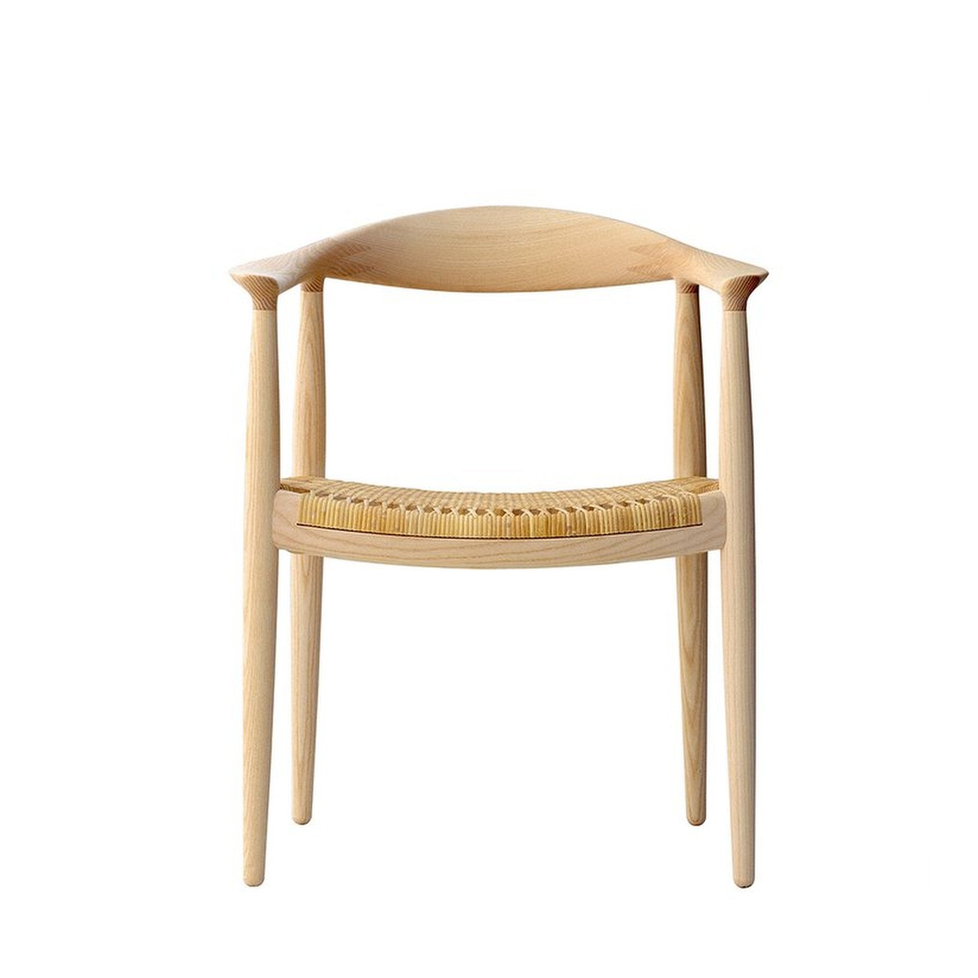PP501 Round Chair / The Chair, cane seat
