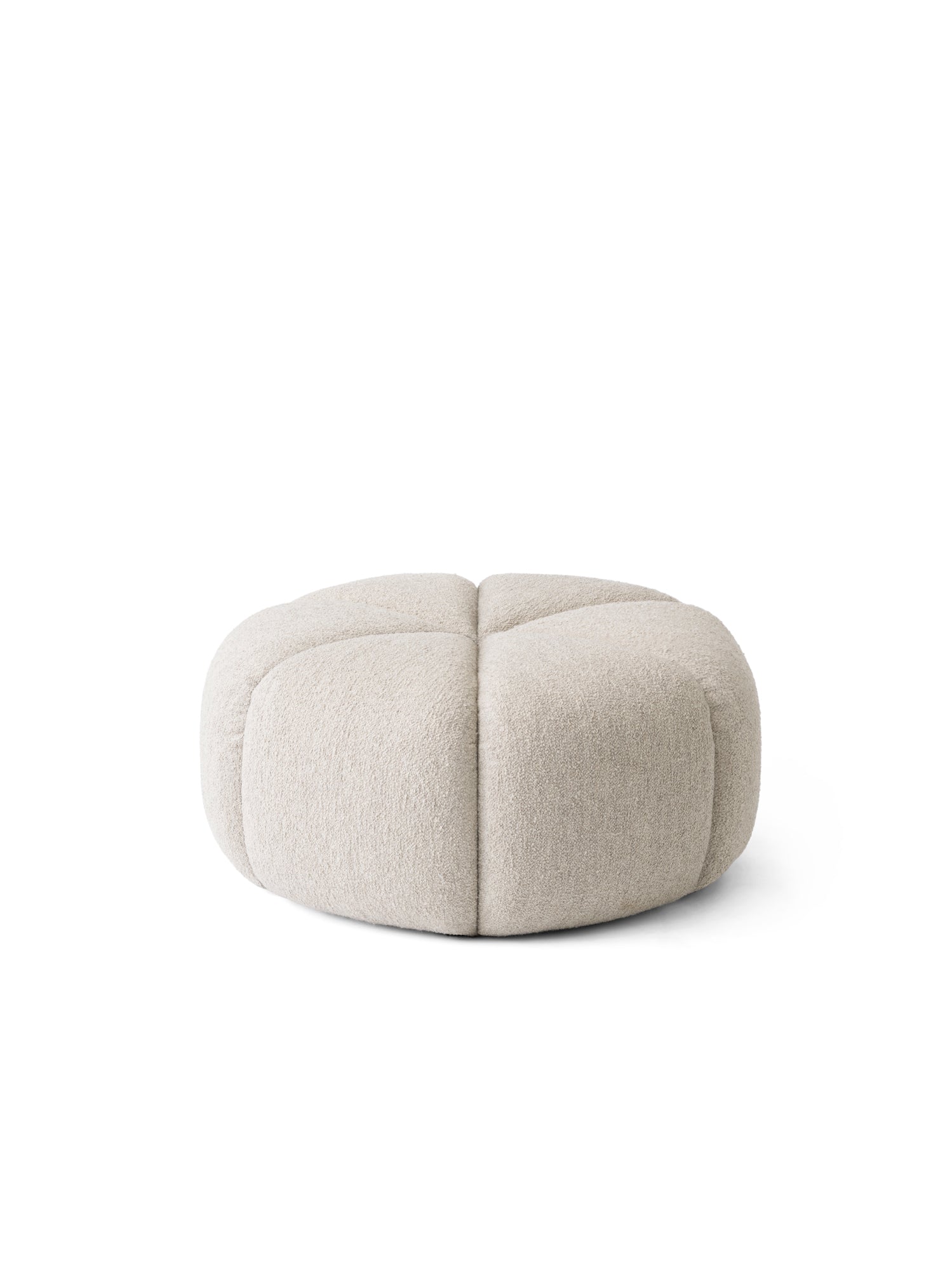 Vipp655 Pouf Wavy - Off White/Light Grey