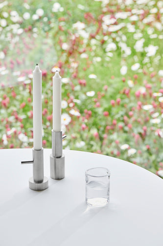 Candleholder Single #1 - Stainless Steel