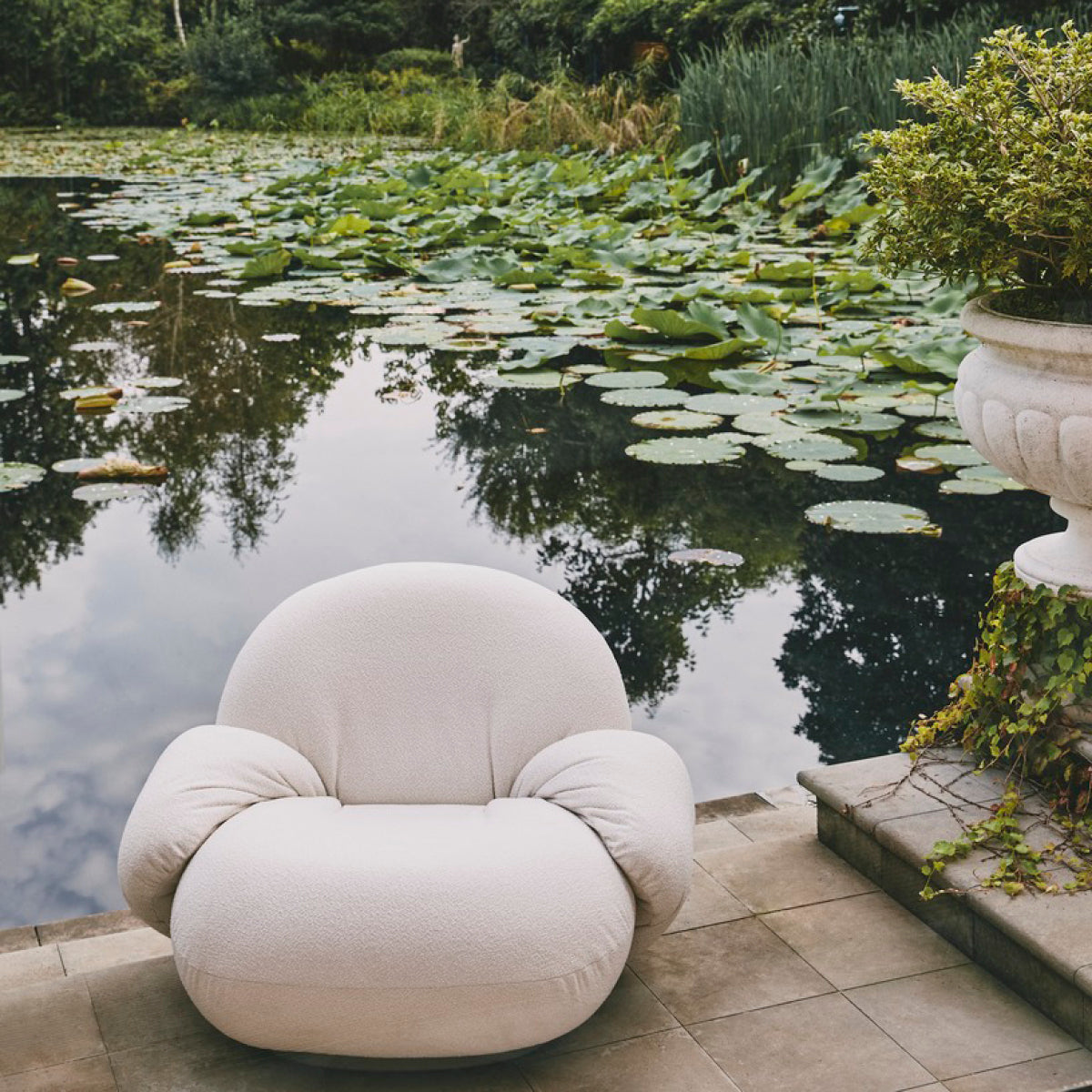Pacha Outdoor Lounge Chair w/ Armrest