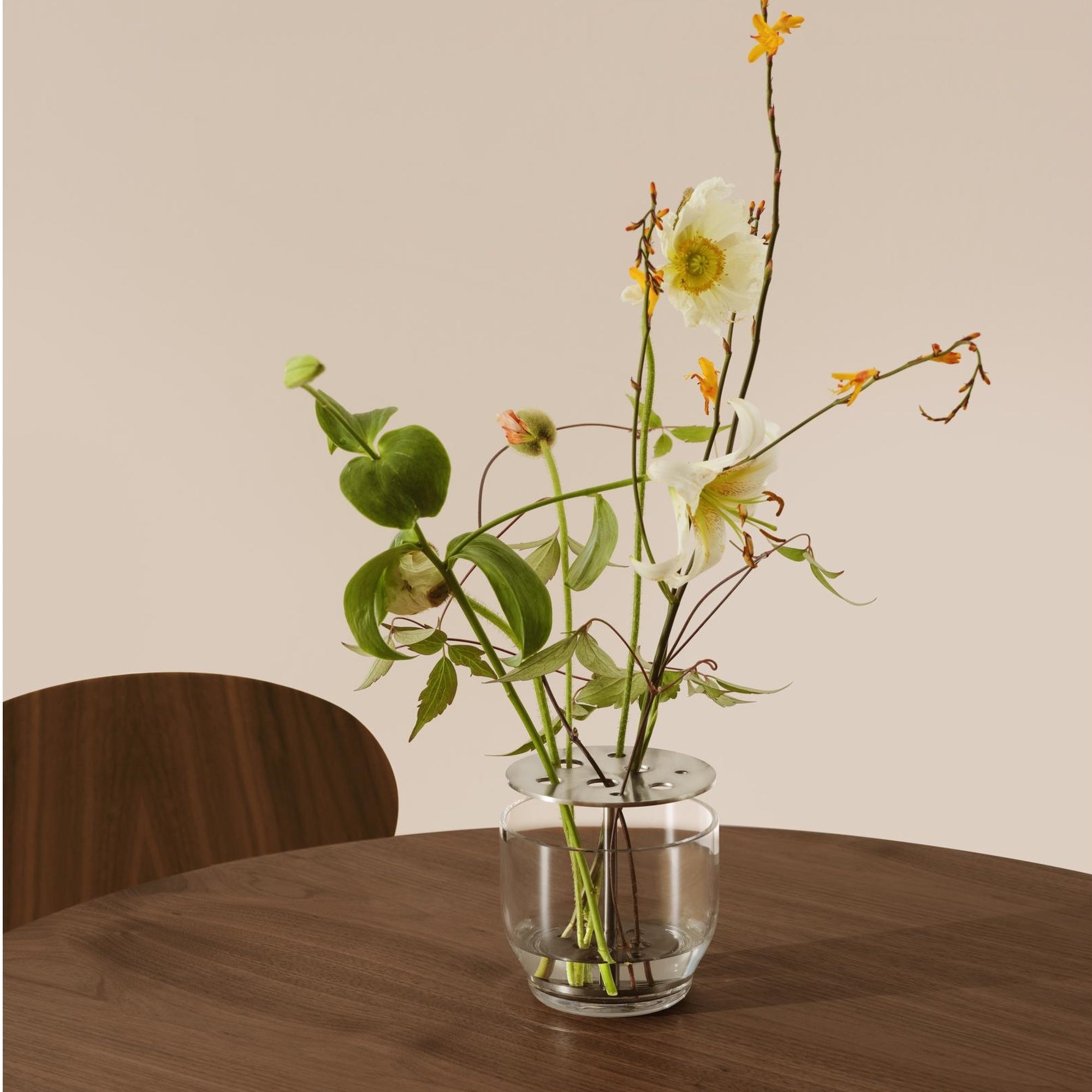 Ikebana Vase - Small w/ Stainless Steel