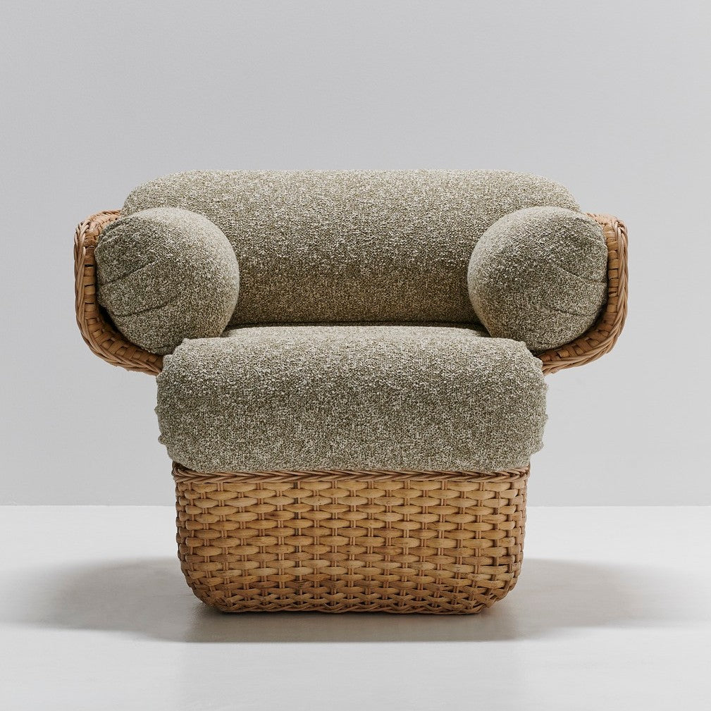 Basket Lounge Chair - Fully Upholstered
