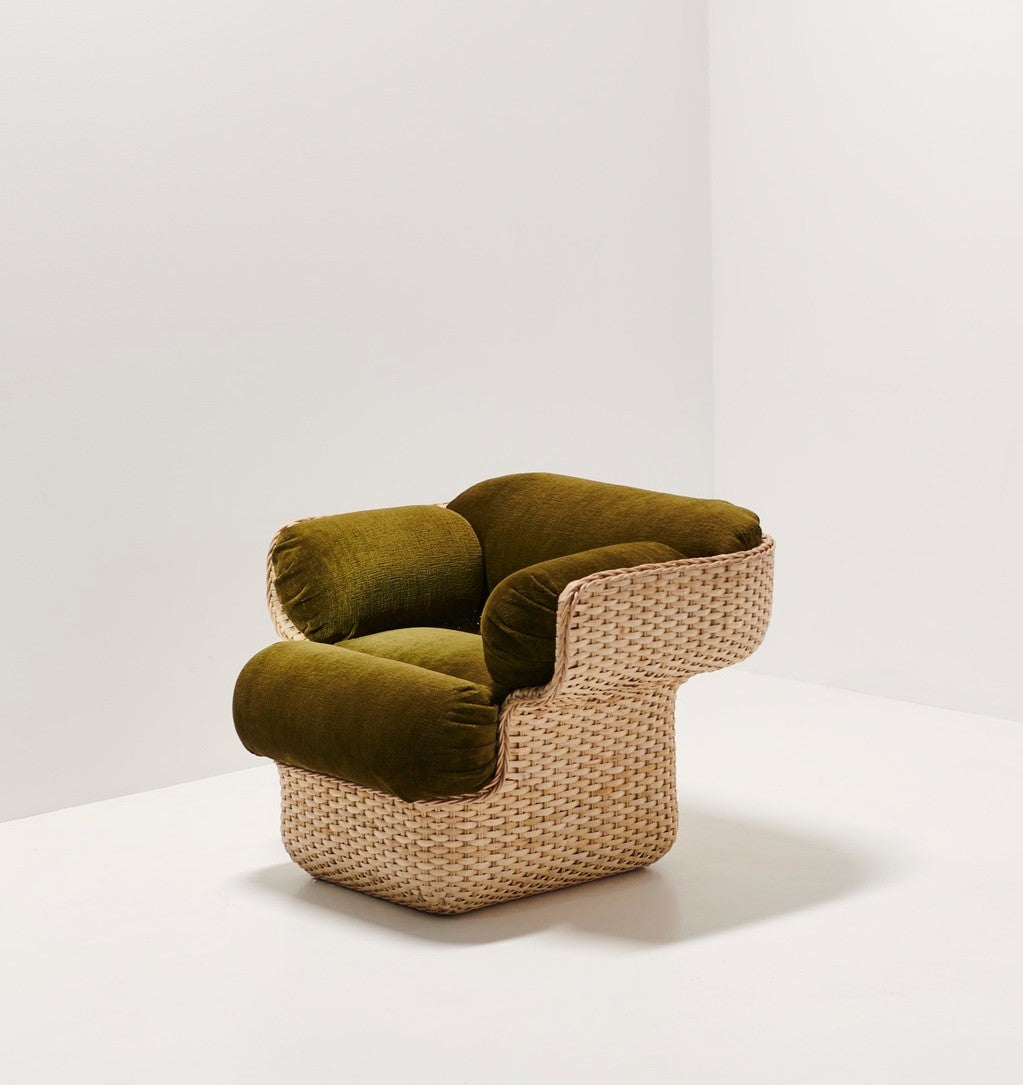 Basket Lounge Chair - Fully Upholstered