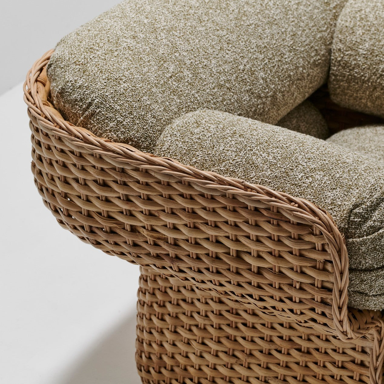 Basket Lounge Chair - Fully Upholstered