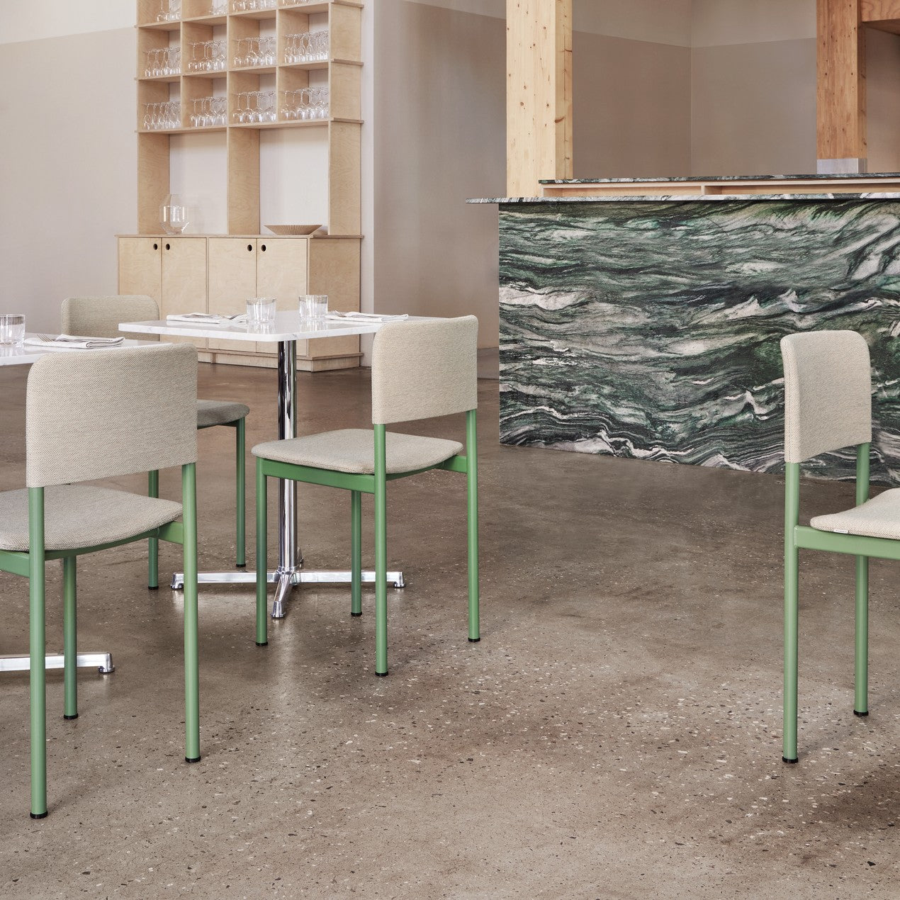 Plan Chair Wooden Seat