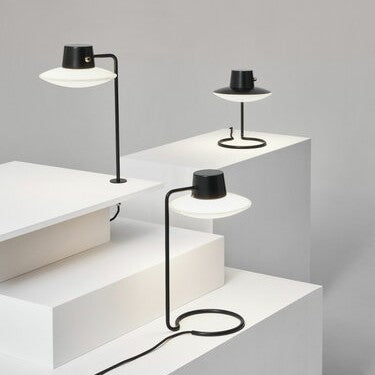 AJ Oxford Table Lamp Black H280mm