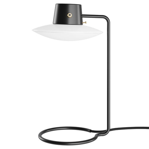 AJ Oxford Table Lamp Black H410mm