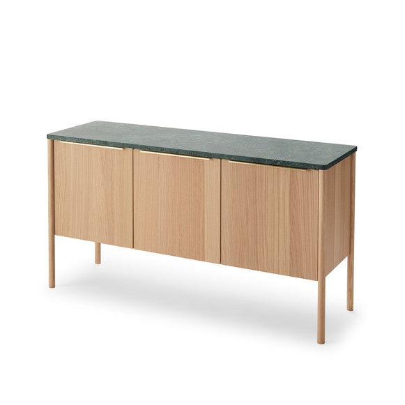 Jut Cabinet Marble / Green