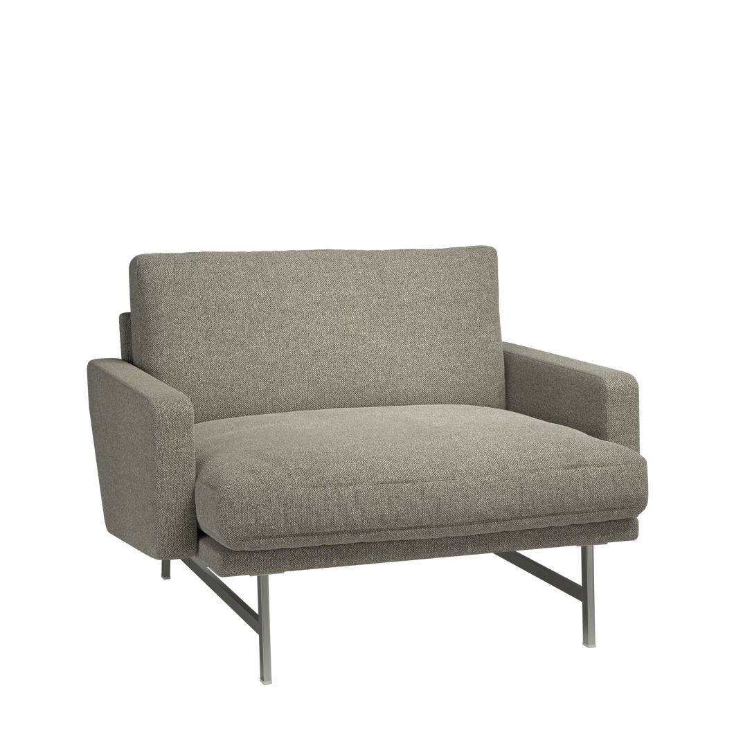 Lissoni Lounge Chair - 90cm Powdercoated
