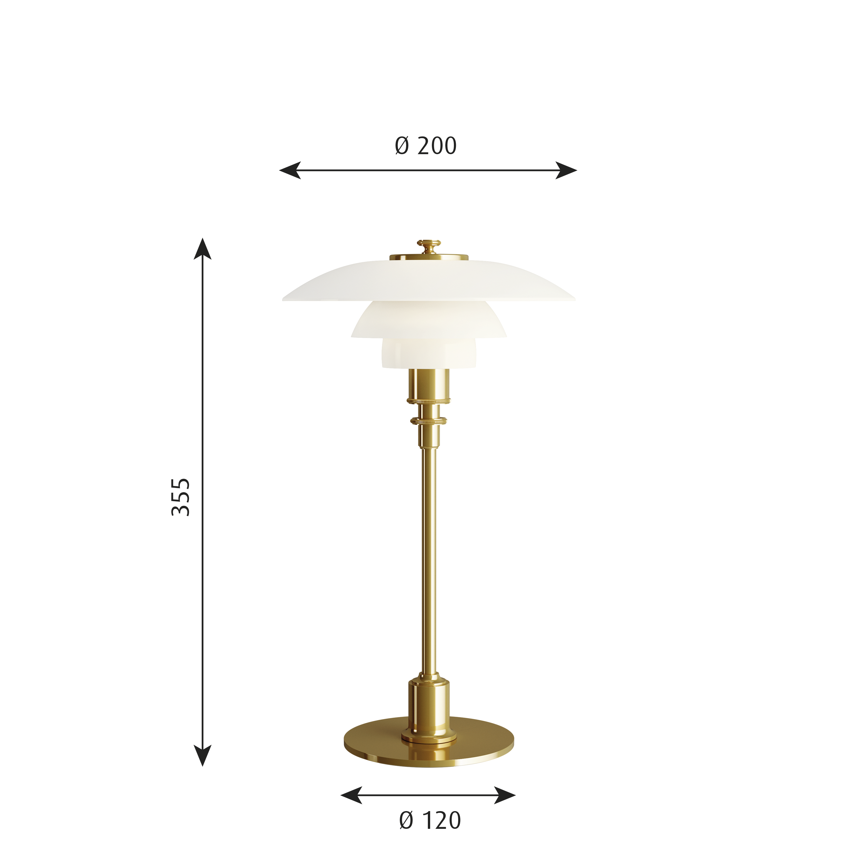 PH 2/1 Portable Table Light