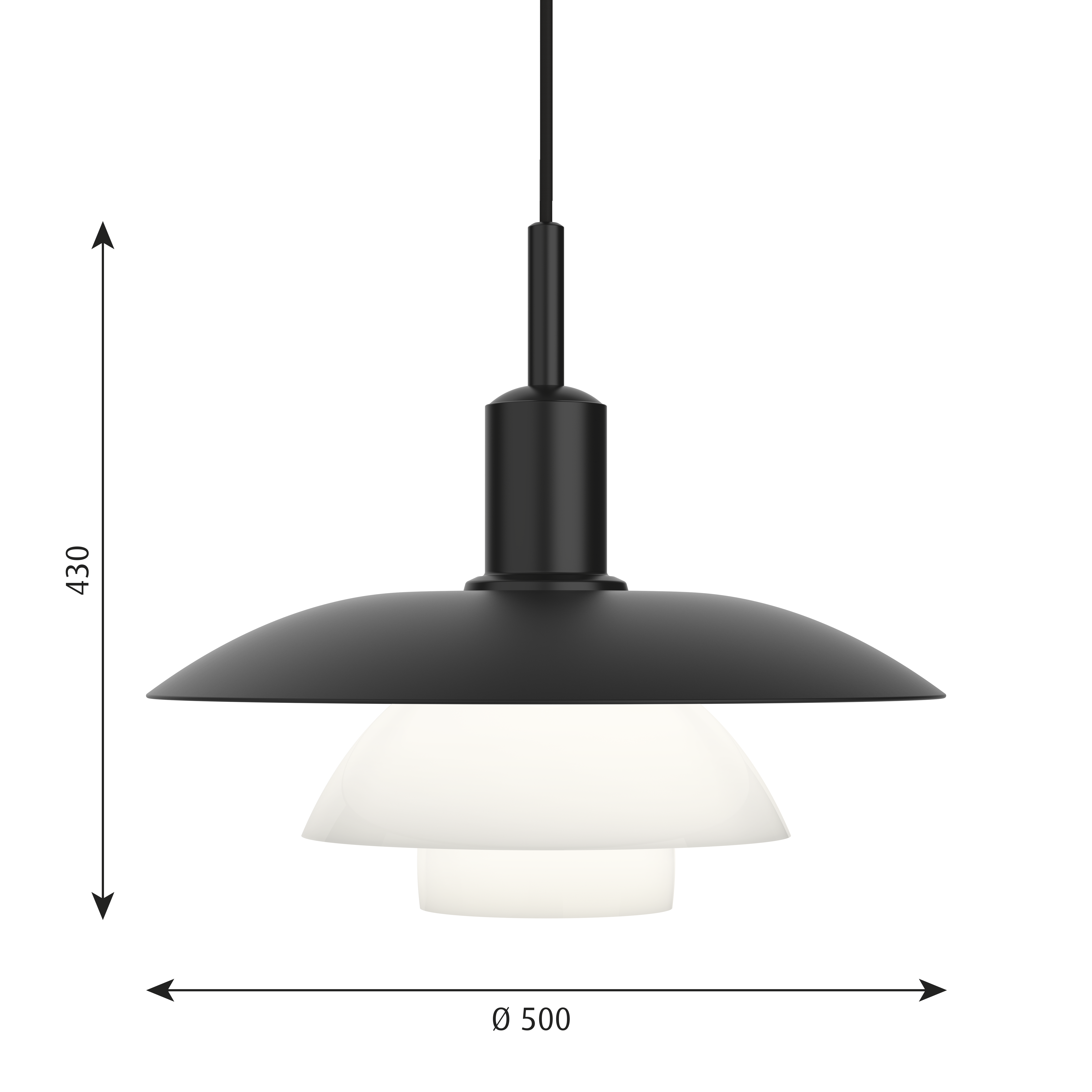 PH 5/5, Pendant Light, 70W, E27