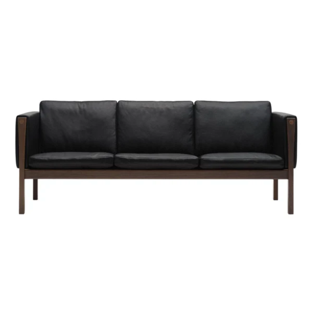 CH163 - 3 Seat Sofa (For Walnut Base)
