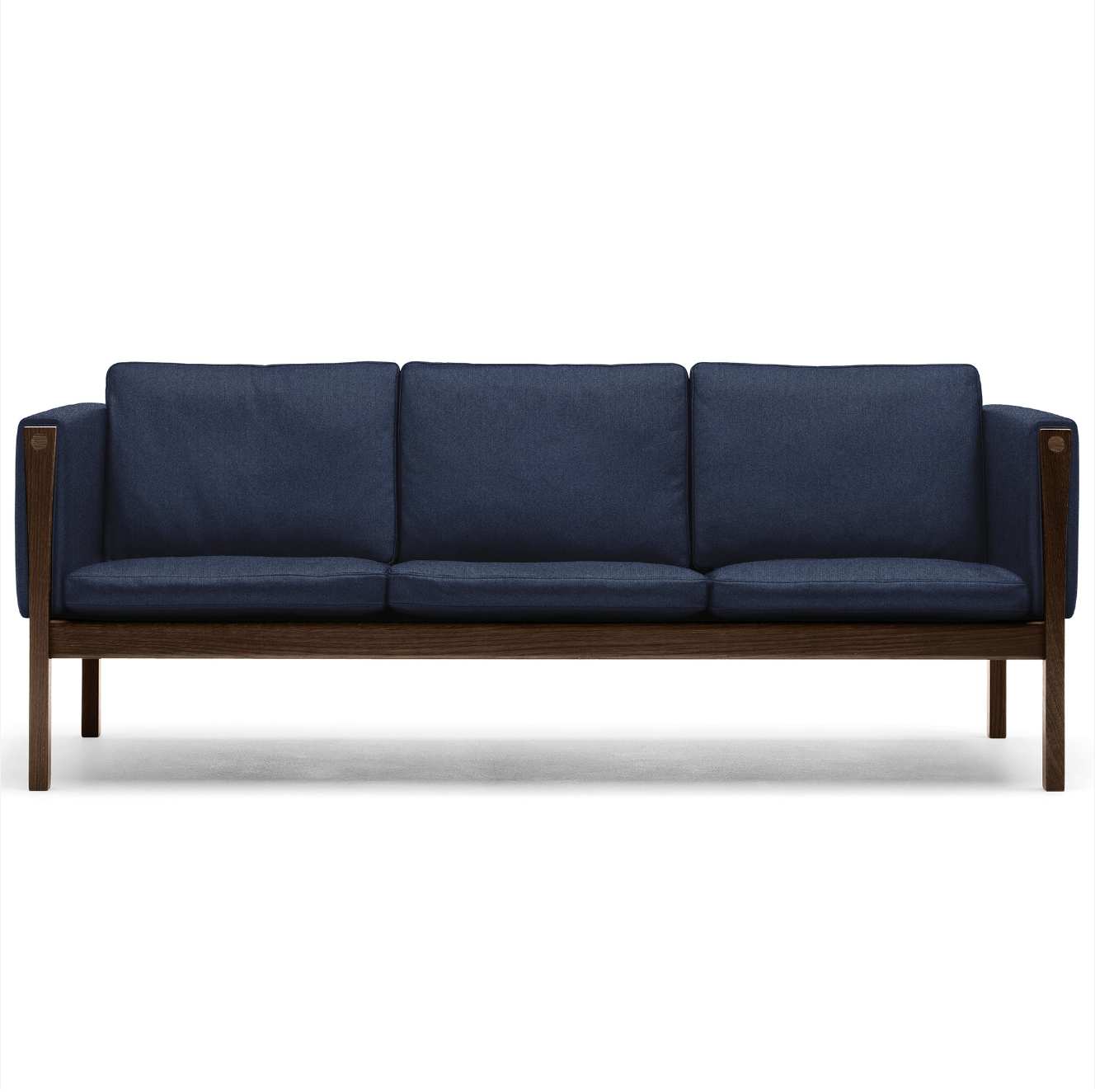 CH163 - 3 Seat Sofa (For Walnut Base)