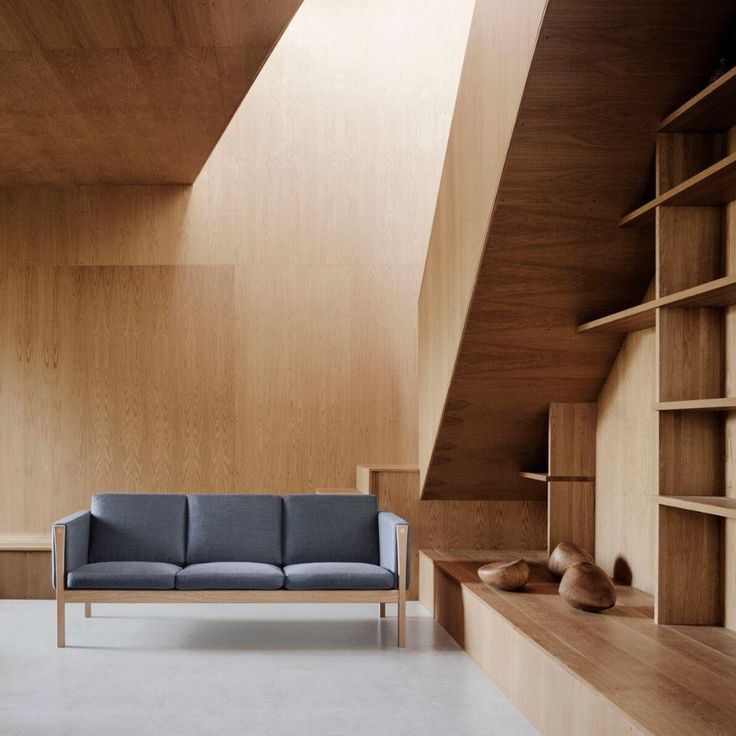 CH163 - 3 Seat Sofa (For Oak Base)