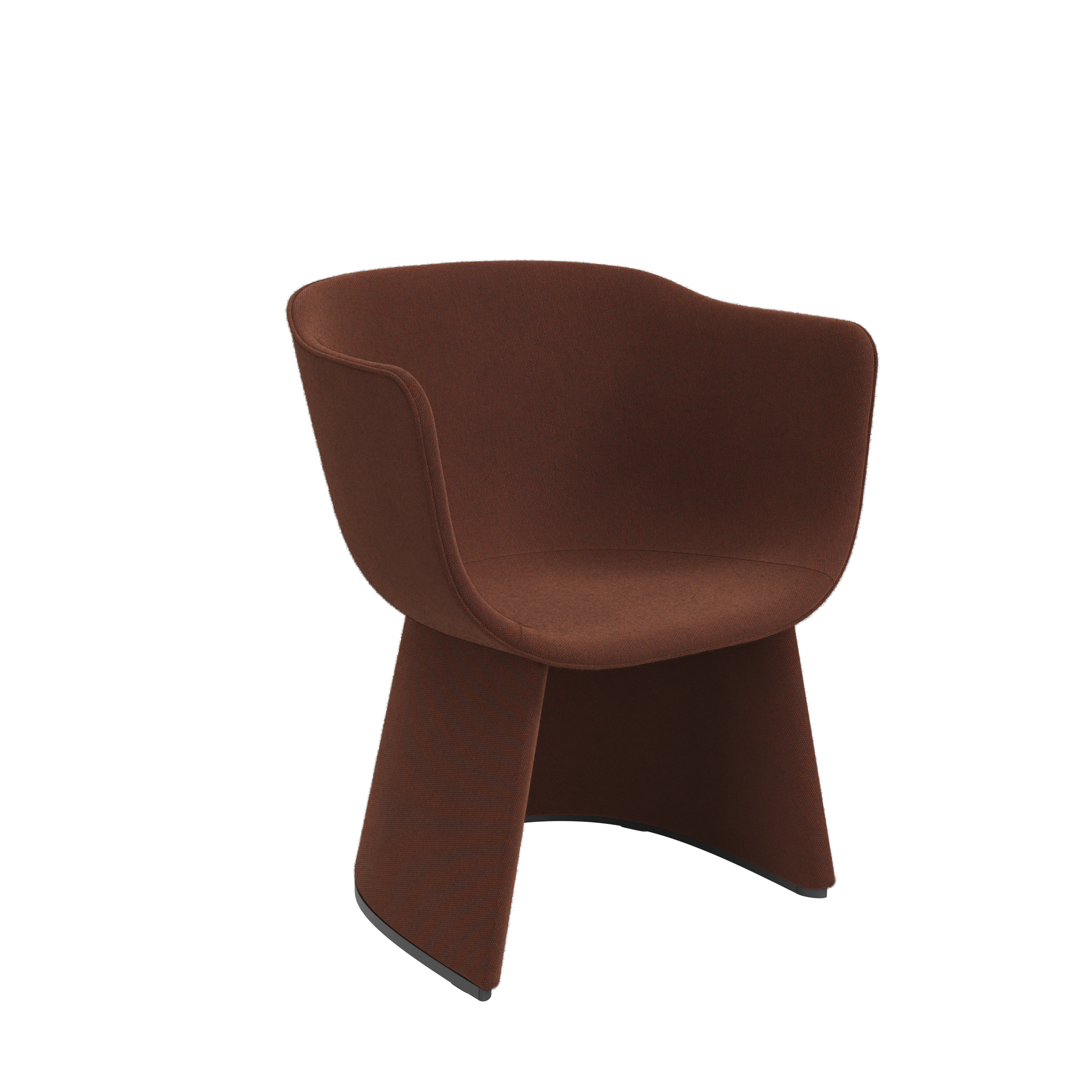 Monolit Dining Chair w/o Leather Piping
