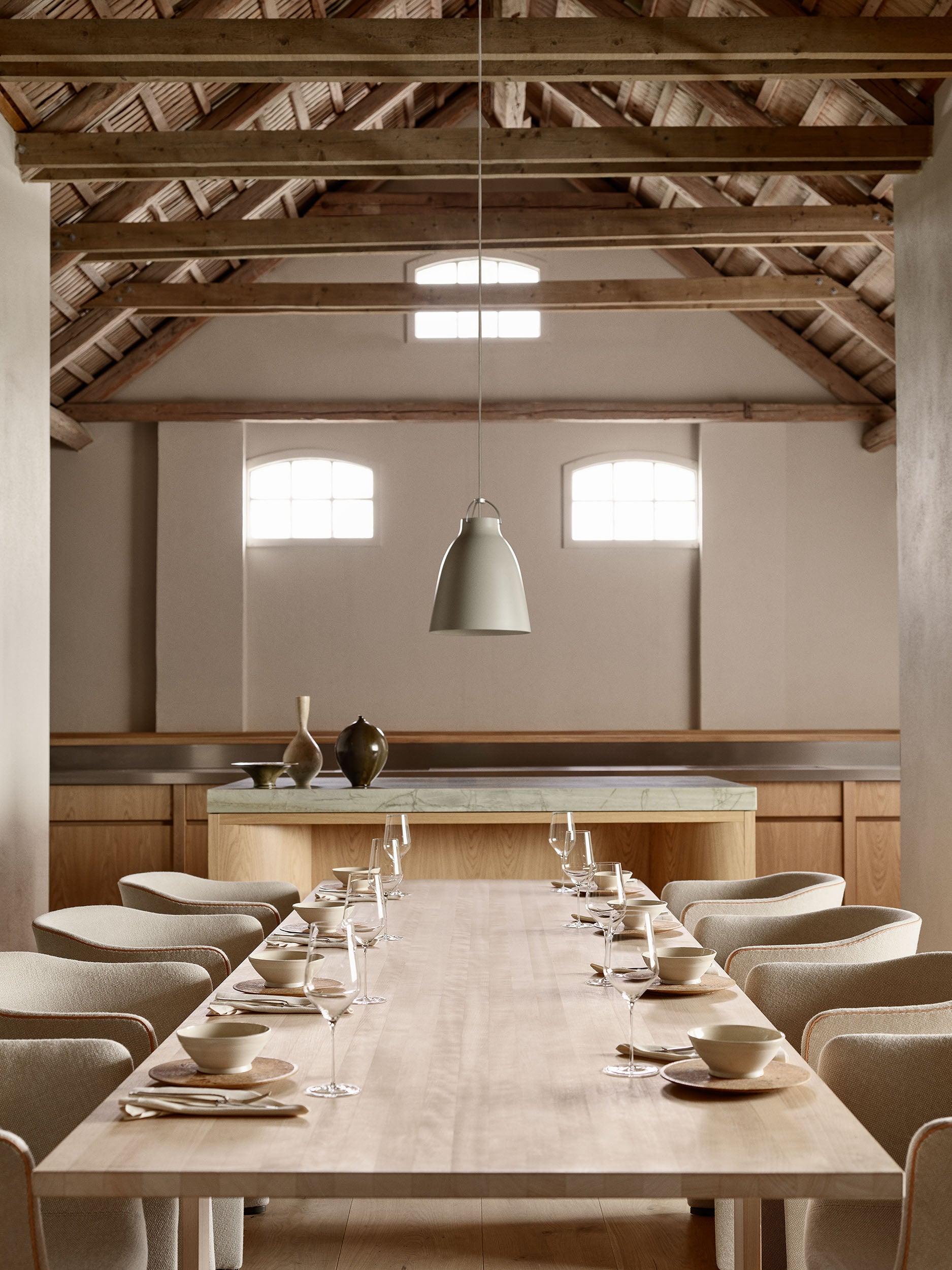 Caravaggio P3 Matt Pendant - Ø40 cm