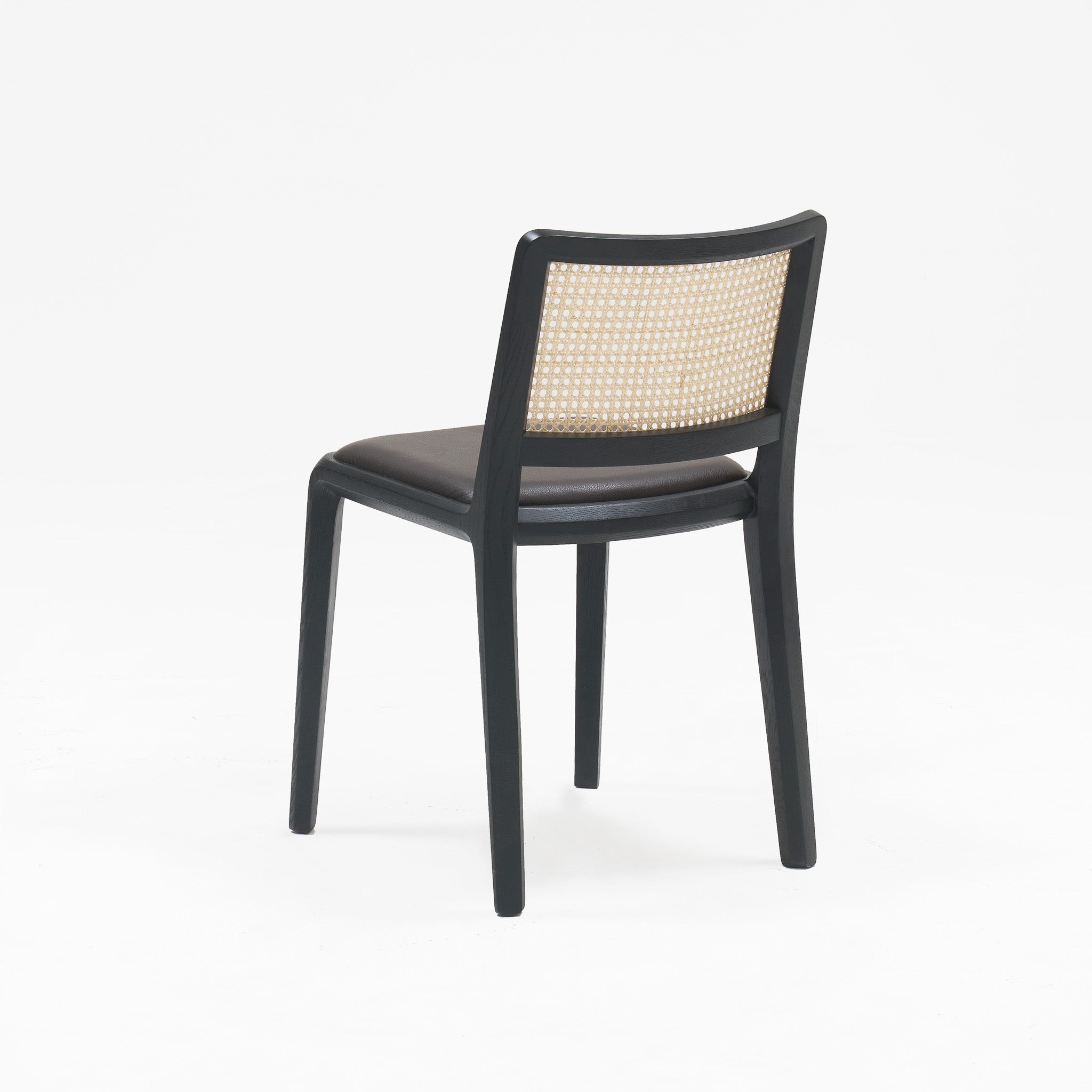 Boardwalk Chair Rattan B UPH S Black Oak