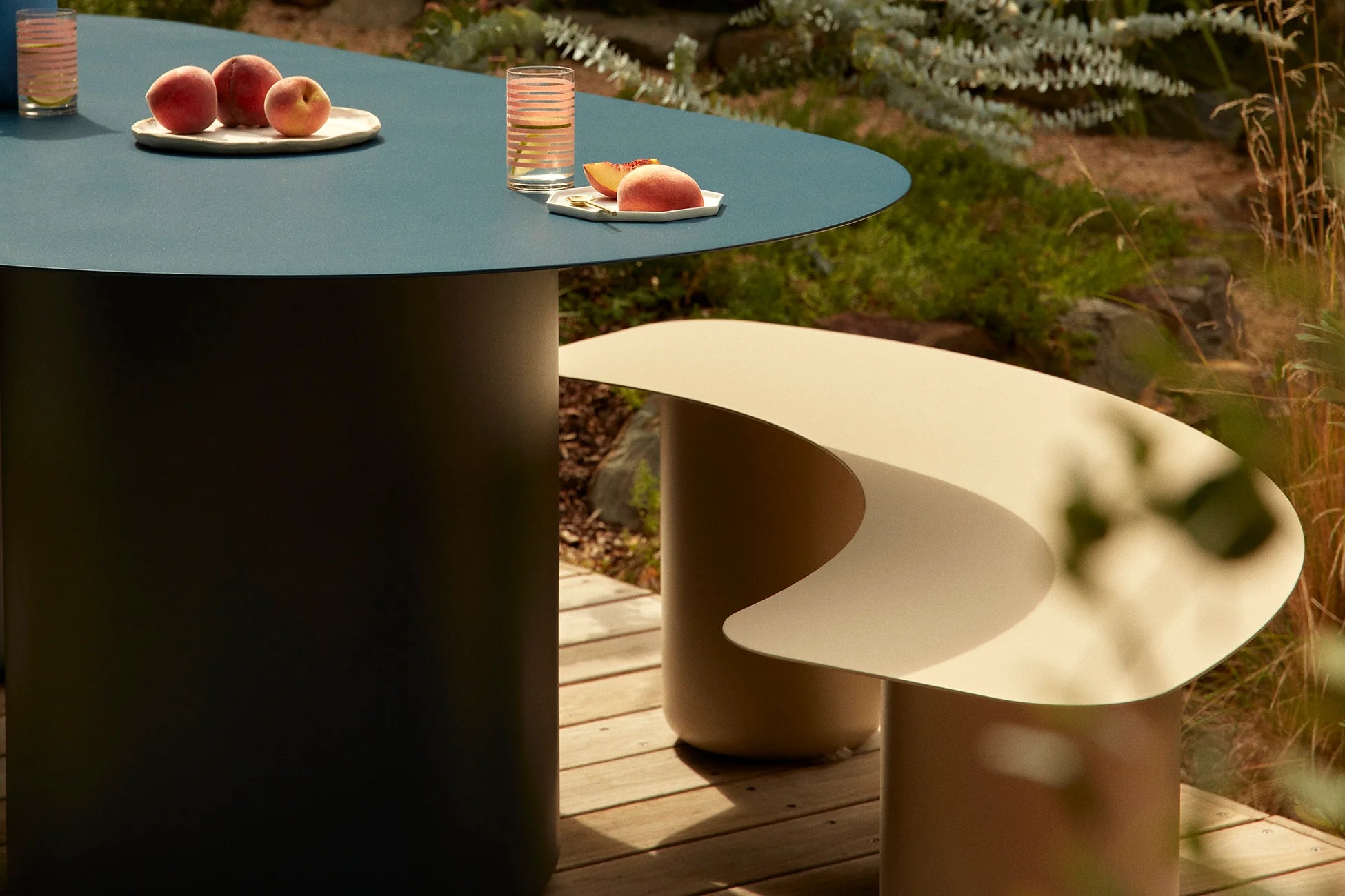 Sequence Curved Bench Small - Outdoor