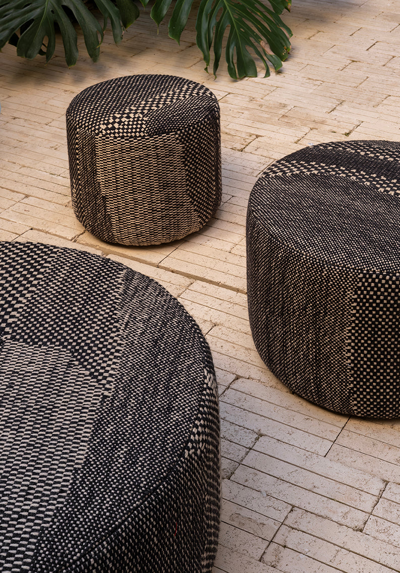 Wabisabi Pouf - Medium, Antracite