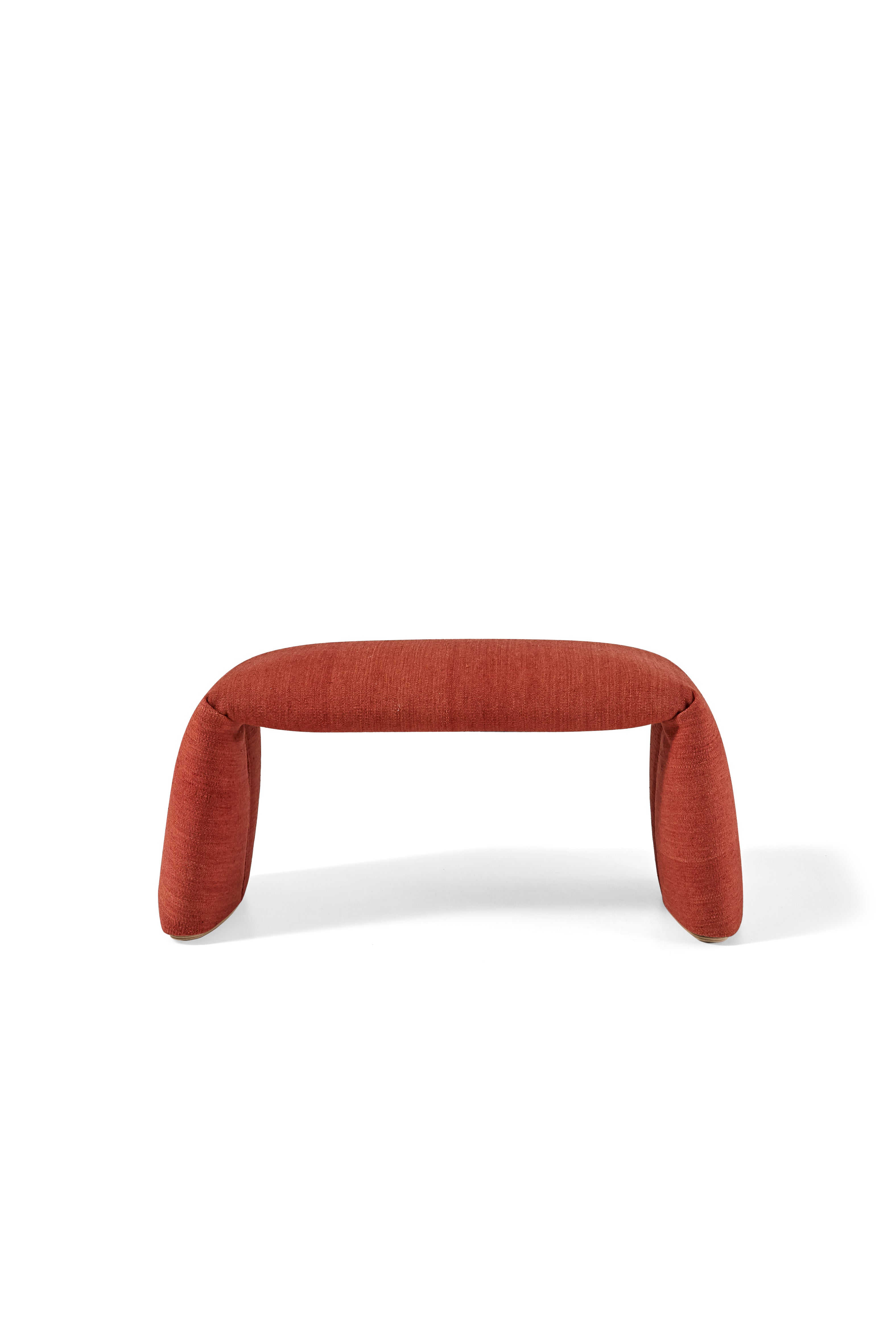 Folded Bench - Medium, Saffron Red