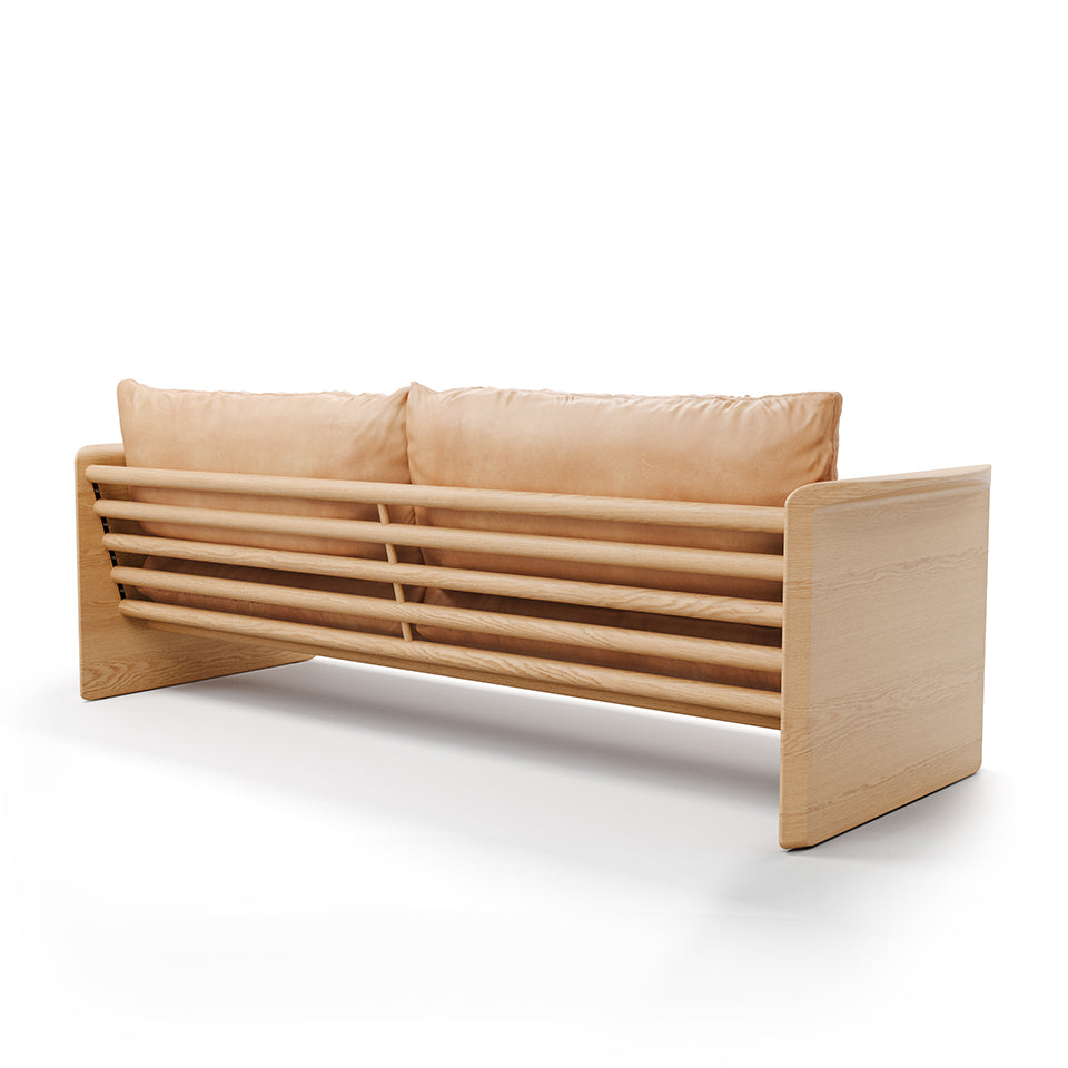 Cove 3 Seat Sofa - Walnut