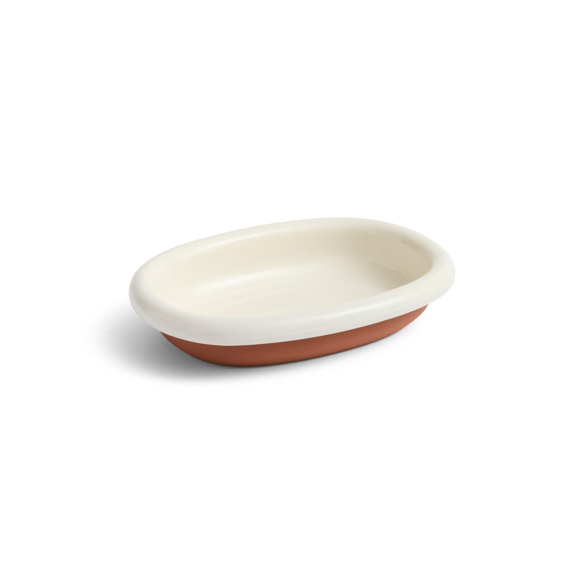 Barro Oval Dish, Small Off-White