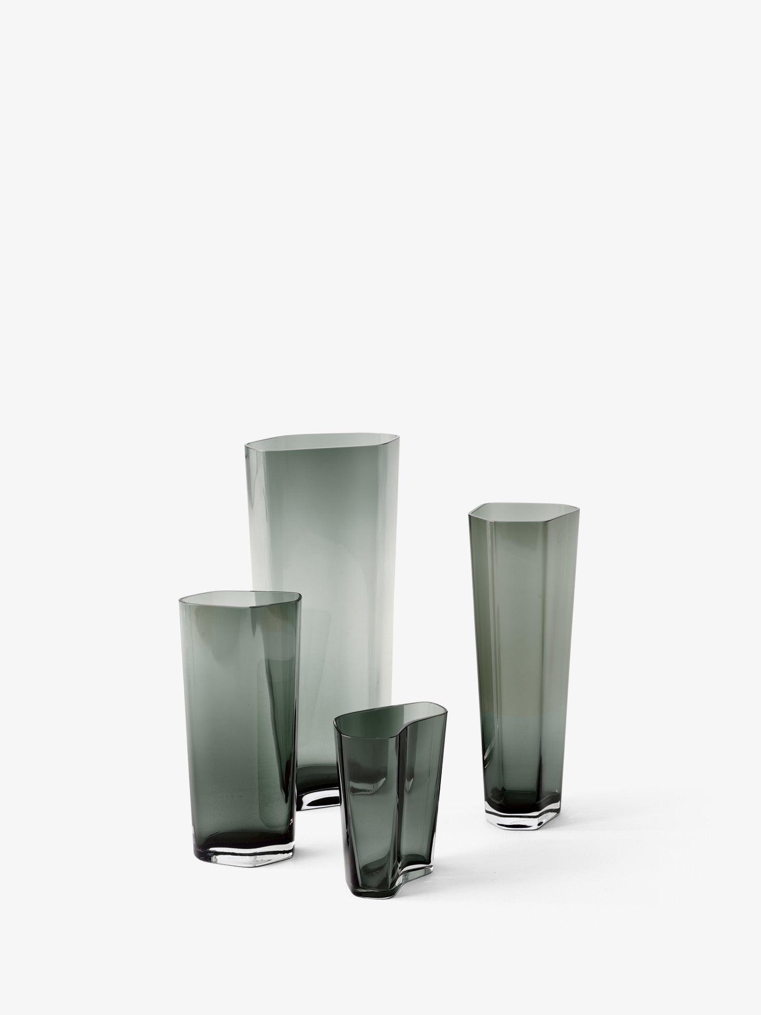 Collect SC38 Glass Vase, Smoked