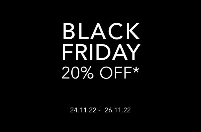 Black Friday 20% SALE