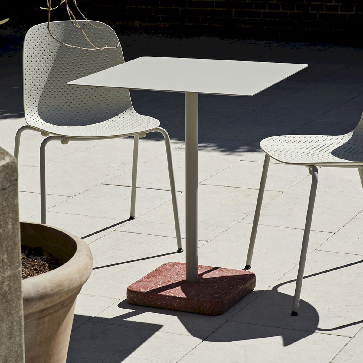 Terrazzo table 74cmH