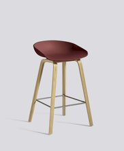 AAS32 Stool - Bar Height, Front Upholstery