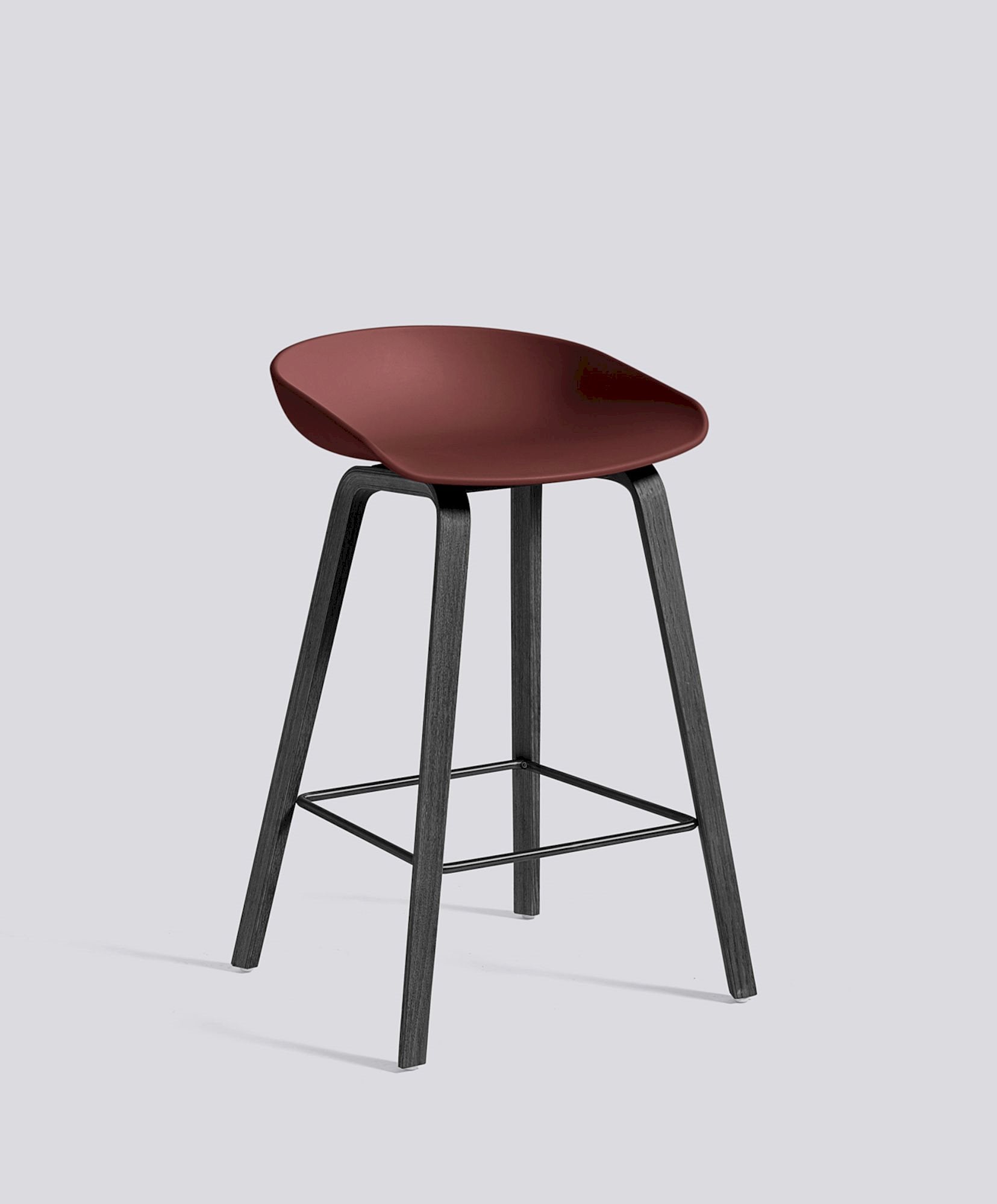 AAS32 Stool - Bar Height, Front Upholstery