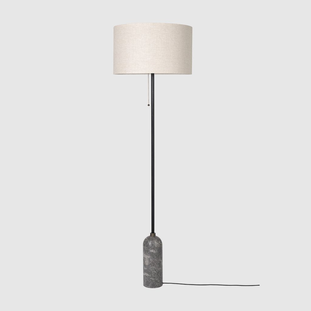 Gravity Floor Lamp Blackened Steel Base