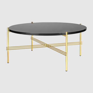 TS Coffee Table - Round Ø80cm Brass base